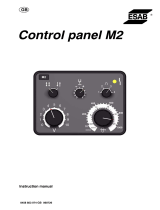 ESAB Control panel M2 User manual