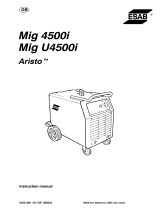 ESAB Mig U4500i User manual
