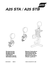 ESAB STA, STB A25 STA, A25 STB User manual