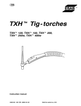 ESAB TXH Tig-torches - TXH 120 User manual