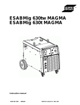 ESAB ESABMig 630tw Magma User manual