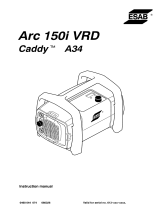 ESAB Caddy Arc 150i VRD A34 User manual