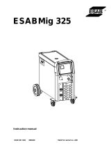 ESAB MIG 325 User manual