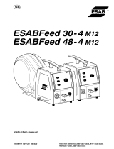 ESAB Feed 30-4 M12, Feed 48-4 M12 User manual