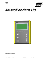 ESAB Aristo®Pendant U8 User manual