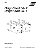 ESAB Origo™Feed 30-4 User manual