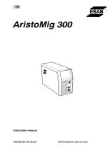 ESAB AristoMig 300 User manual