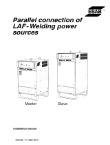 ESAB Parallel connection of LAF xxx0- Welding power sources Installation guide