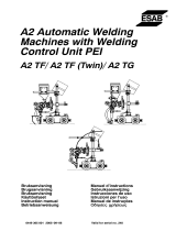 ESAB A2 Automatic welding machines with Welding Control Unit PEI User manual