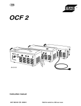 ESAB OCF 2 User manual