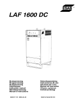 ESAB LAF 1600 User manual