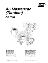 ESAB A6 Tandem Mastertrac User manual