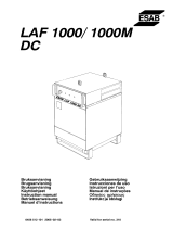 ESAB LAF 1000 / LAF 1000M DC User manual