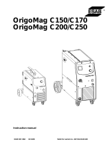 ESAB Origo™Mag C170 User manual