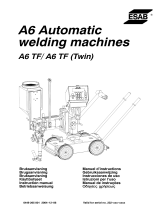 ESAB A6 Automatic welding machines A6 TF/ A6 TF User manual