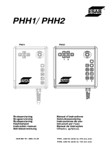 ESAB PHH 1 / PHH 2 User manual