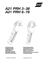 ESAB A21 PRH 6-76 User manual