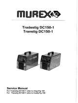 ESAB Tradestig DC150-1 Transtig DC150-1 User manual