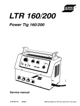 ESAB LTR 200 User manual