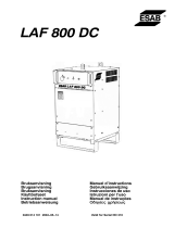 ESAB LAF 800 User manual