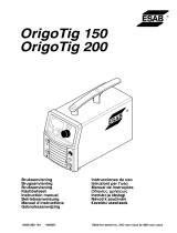 ESAB Origo™Tig 150 User manual