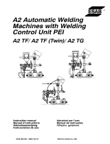ESAB A2 Automatic welding machines with Welding Control Unit PEI User manual