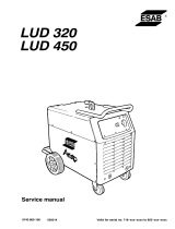 ESAB LUD 320 User manual