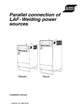 ESAB Parallel connection of LAF xxx0- Welding power sources Installation guide
