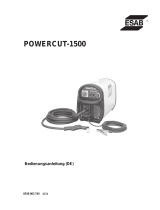 ESAB PowerCut 1500 User manual