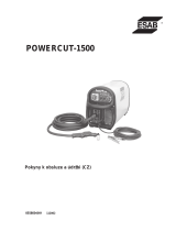 ESAB PowerCut 1500 User manual