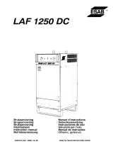 ESAB LAF 1250 User manual