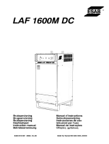ESAB LAF 1600M User manual
