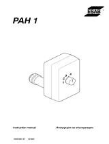 ESAB PAH 1 User manual