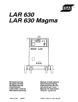 ESAB LAR 630 User manual