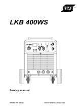 ESAB LKB 400WS User manual