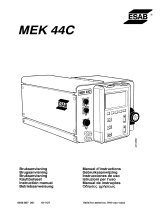 ESAB MEK 44C User manual
