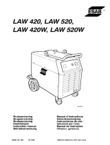 ESAB LAW 520 User manual