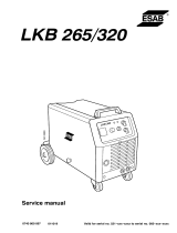ESAB LKB 265 User manual