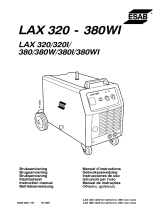 ESAB LAX 380 User manual