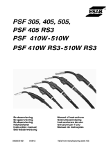ESAB PSF 410w RS3 User manual