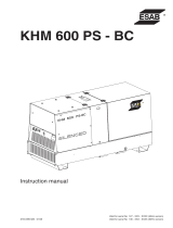 ESAB KHM 600 PS - BC User manual