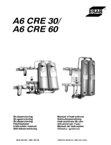 ESAB A6 CRE 30 / A6 CRE 60 User manual
