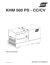ESAB KHM 500 PS - CC/CV User manual