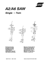 ESAB A2 / A6 SAW SINGEL → TWIN User manual