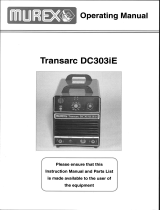 ESAB Transarc DC303iE User manual