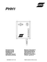 ESAB PHH 1 User manual