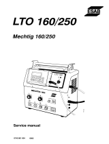 ESAB LTO 250 User manual