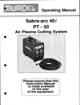ESAB Sabre-arc 40i PT-50 User manual