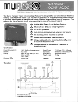 ESAB Transarc OCVR AC/DC User manual