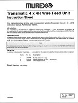 ESAB Transmatic 4x4 R Wire Feed Unit User manual